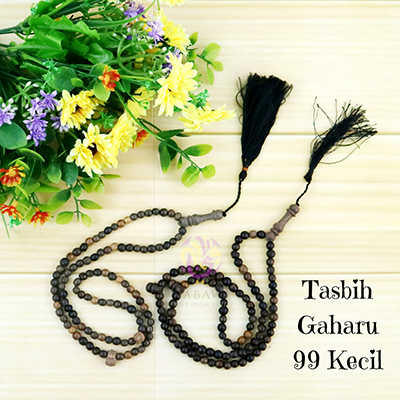 Tasbih Kayu Gaharu 99 Butir Kecil