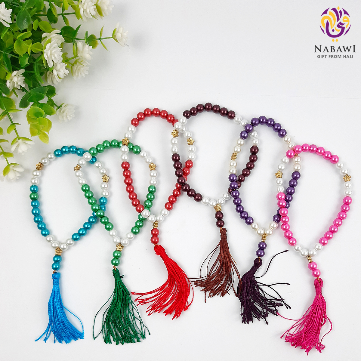 Tasbih Cantik Mutiara Sintetis 33 Butir